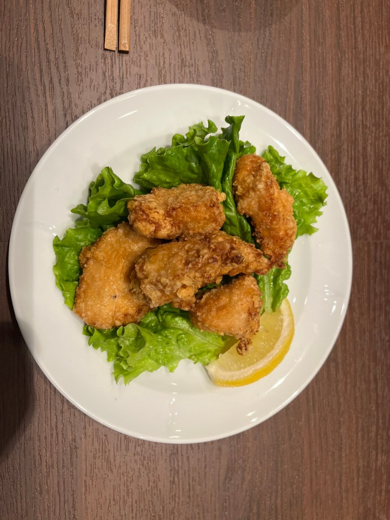 竜田揚げ　日本酒